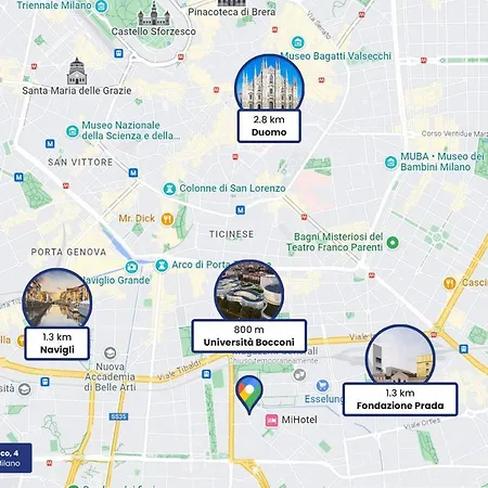 Trilocale 95mq Milano - Bocconi E Navigli *